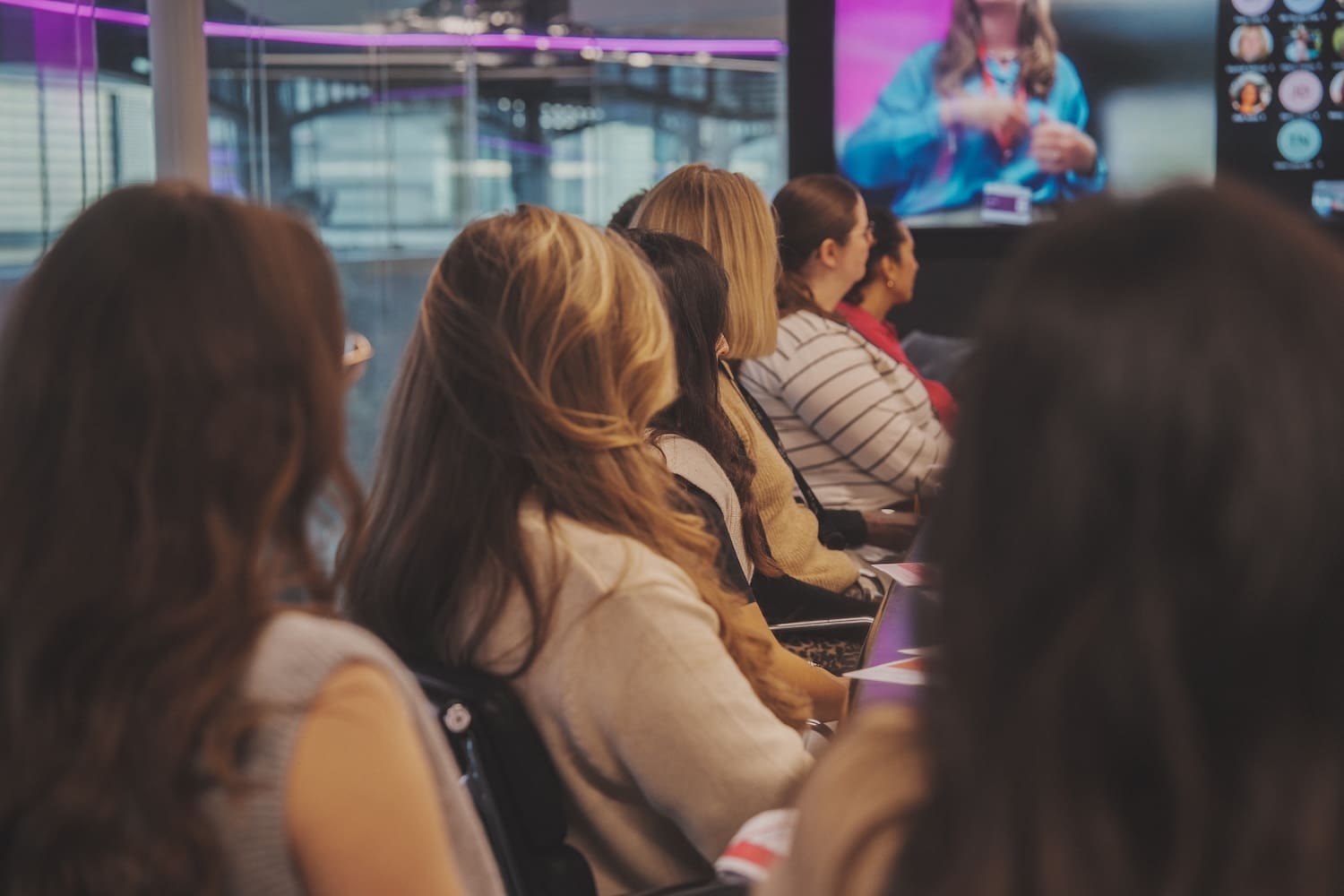 Professionals reflecting on career values and direction